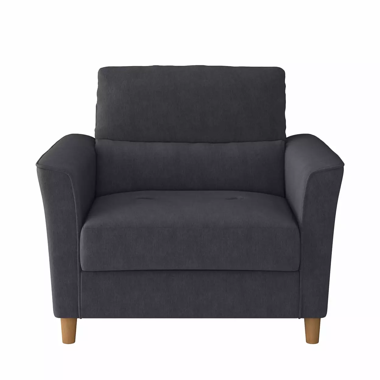 CorLiving Georgia Upholstered Accent Chair And Half - Oversized Comfortable Seating