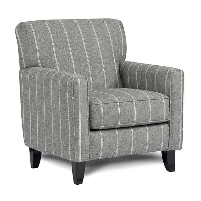 POCKLINGTON Accent Chair - Paisley Print Upholstered Lounge Chair