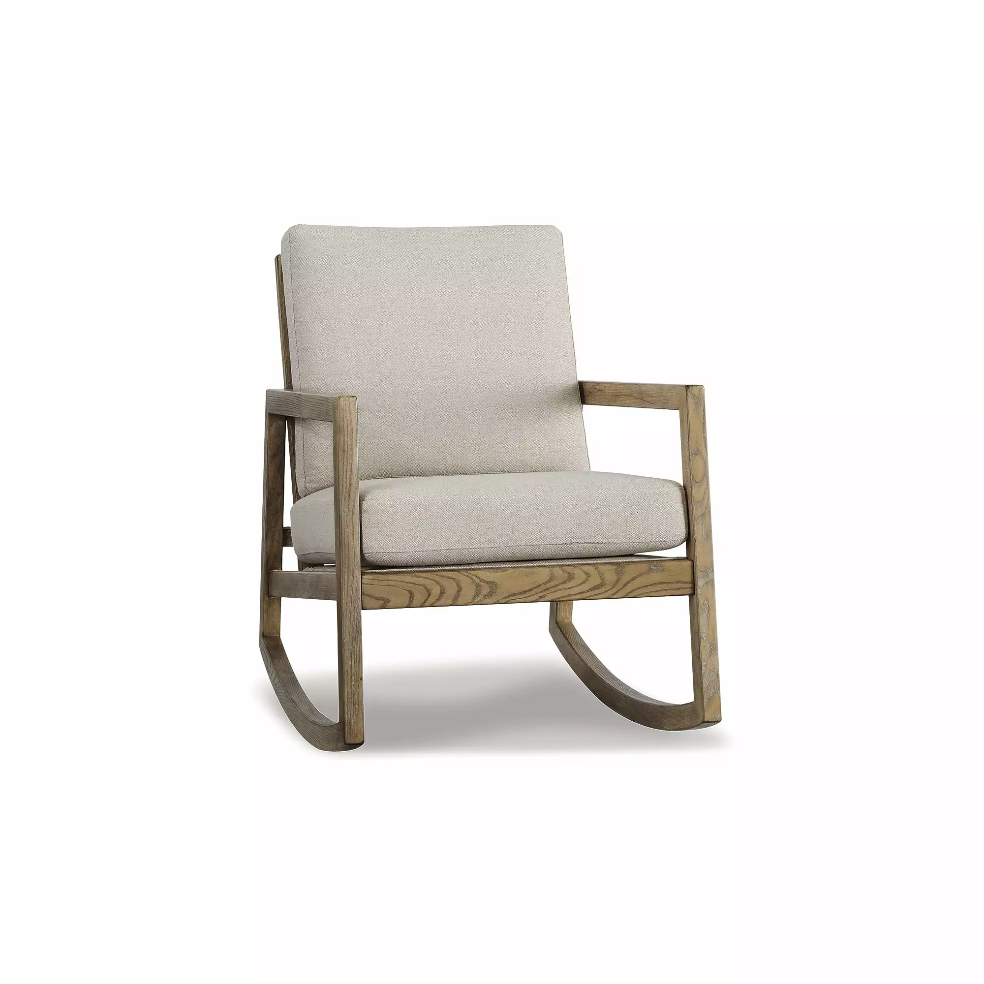 Signature Design Ashley Casual Novelda Rocker Accent Chair Neutral - Elegant Living Room Seating