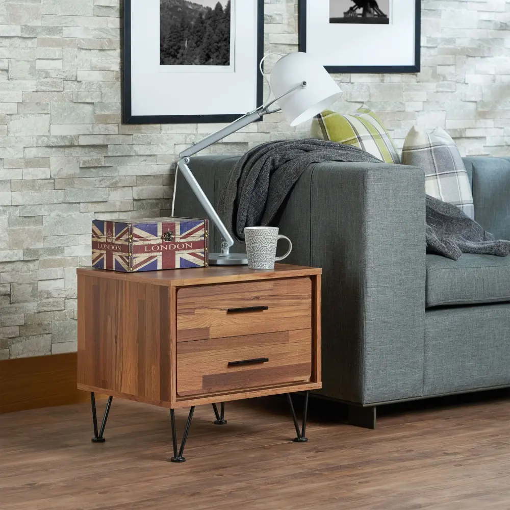 Deoss - Accent Table - Walnut Scandinavian Design
