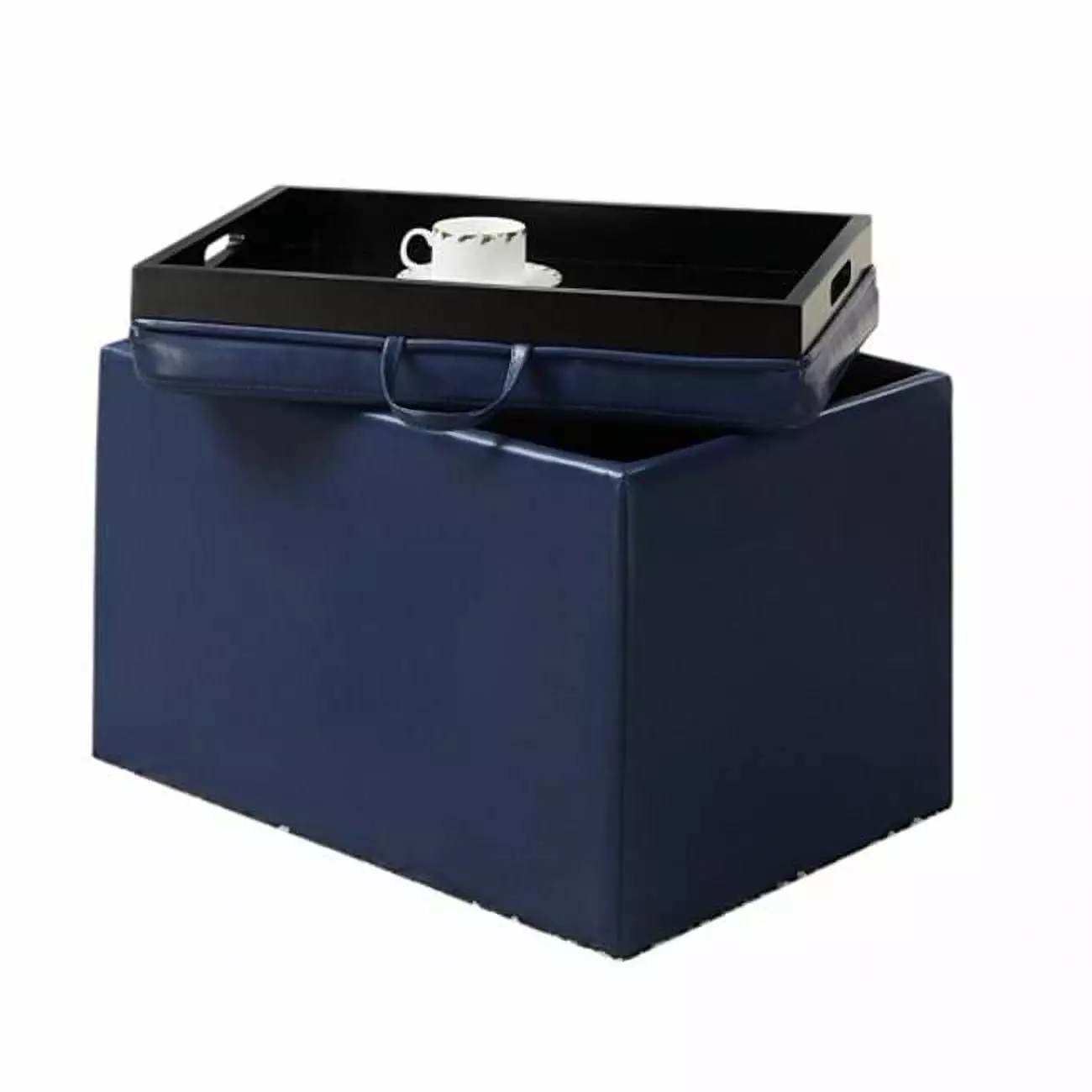 Accent Storage Ottoman Living Room and Bedroom Ottomans Convenience Concepts