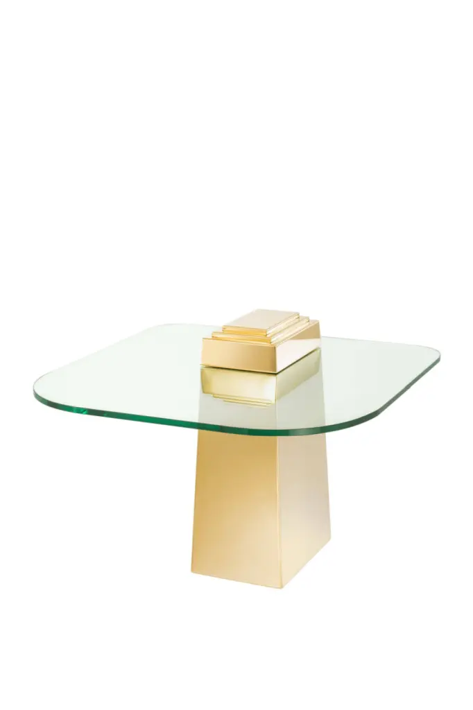 Gold Side Table Eichholtz Orient Luxury Living Room Accent Table