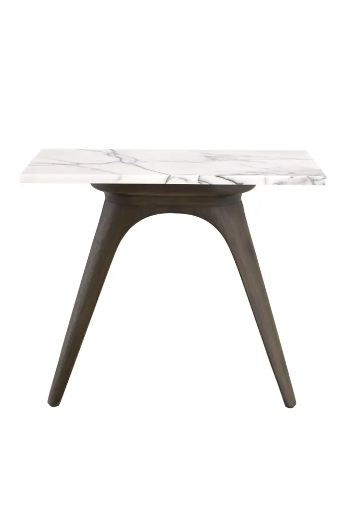 Rectangular Marble Side Table Eichholtz Borre Luxury Living Room Accent Table