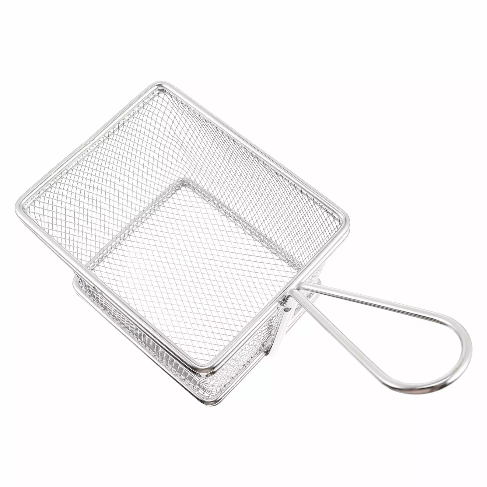 Stainless Steel Basket Practical Filter Storage Mesh Strainer Fish Fryer Guangmc