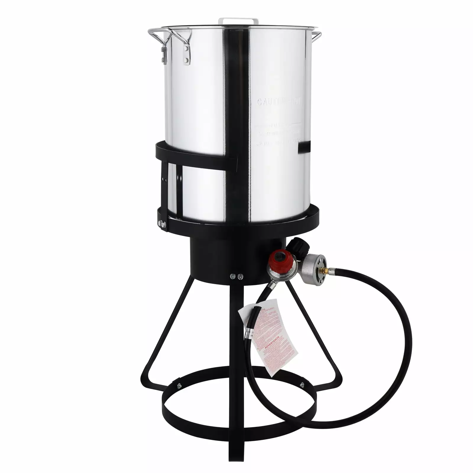 HighSound Iron Aluminum Round Tripod Stove Rack Gas Fryer