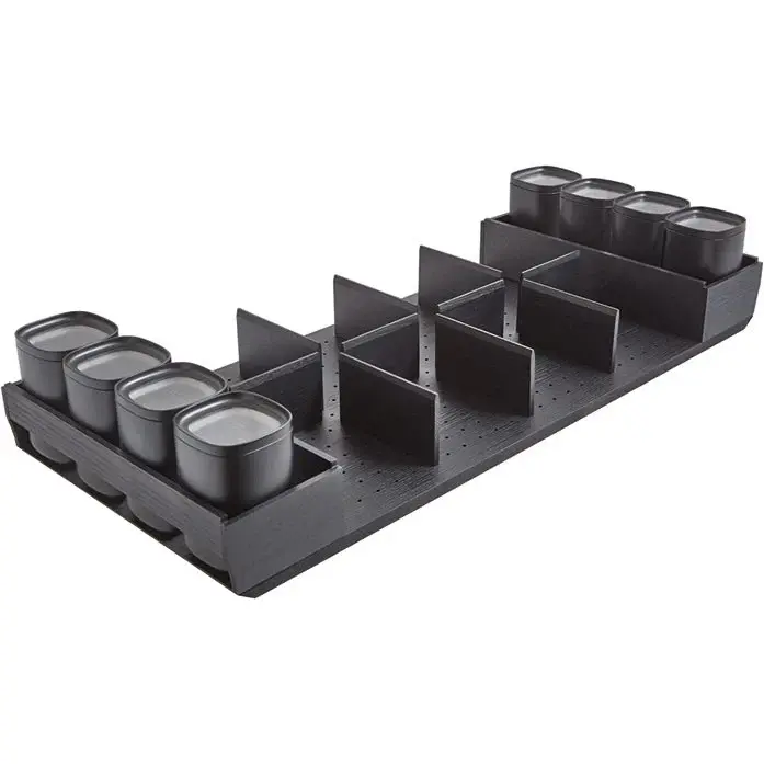 nobilia universal organization ash black storage containers AOSVN120N 120 cm