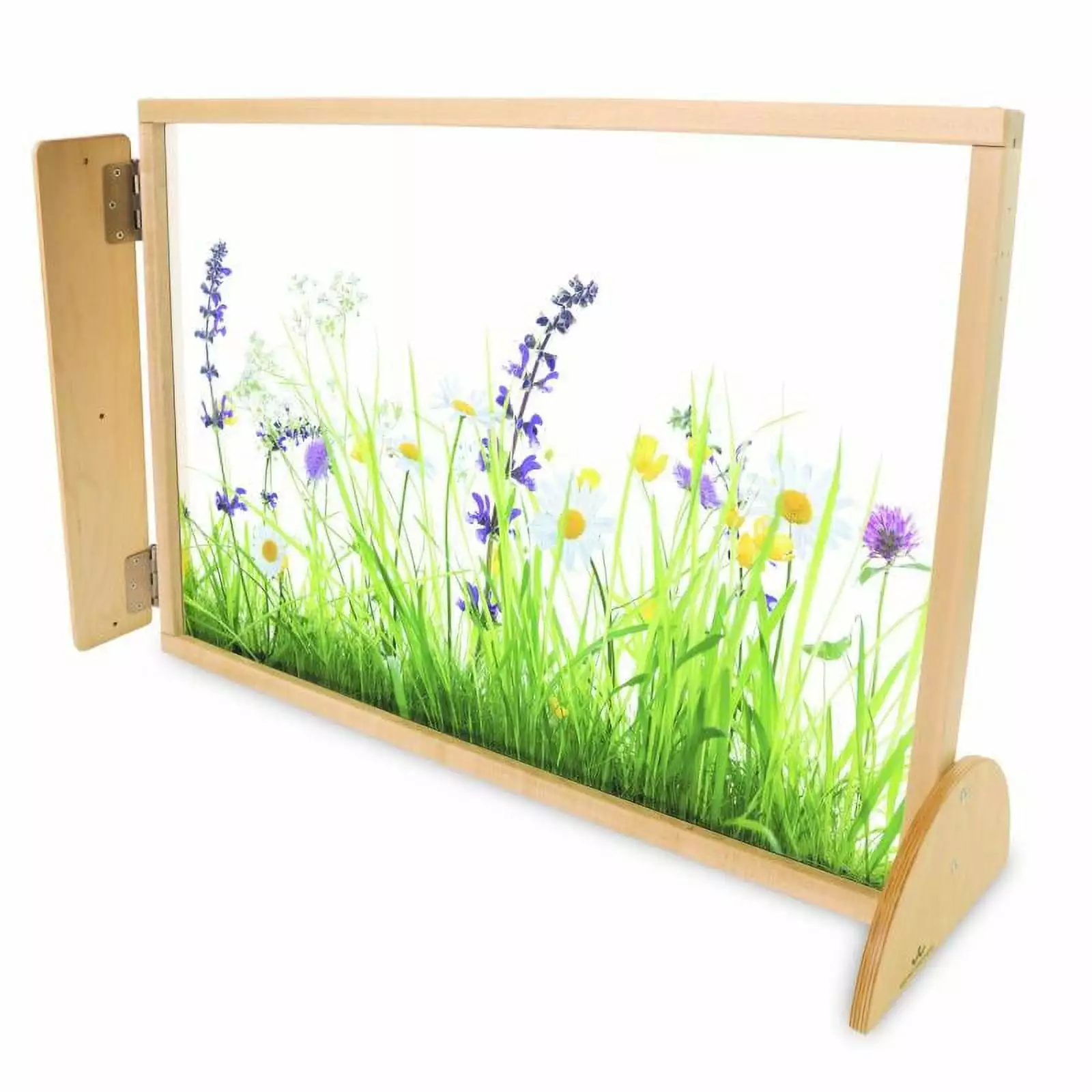 Whitney Brothers 36 Nature View Room Divider Panel Clear Acrylic Privacy Screen Whitney Plus