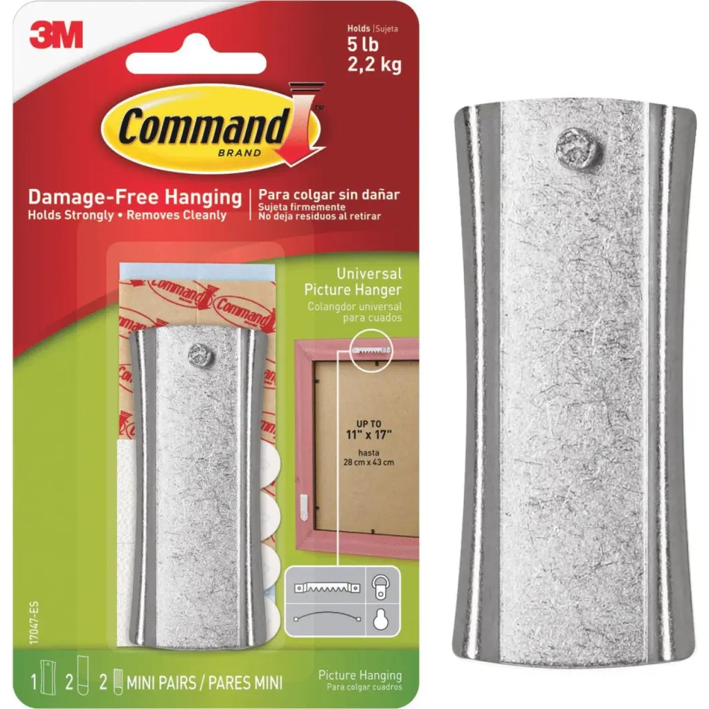 Command Universal Adhesive Picture Hanger Damage-Free Hanging 3M