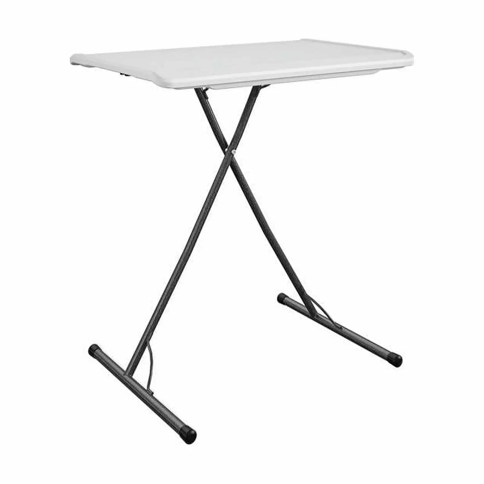 Cosco 18.03 x 31.26 Inch Rectangular Adjustable Height White Table