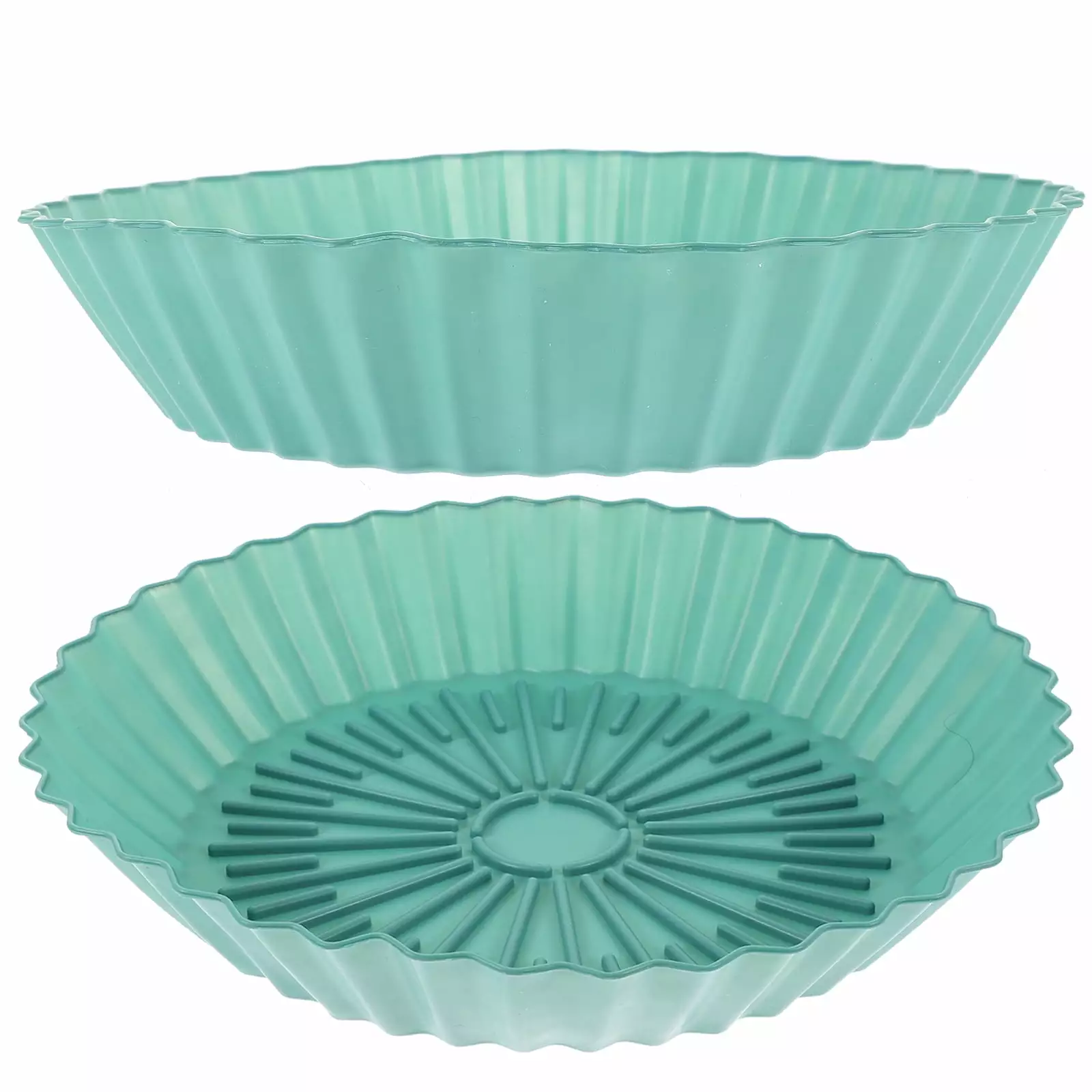 2 Pcs Air Fryer Pad Tray Liners Binquireet Fryers Silicone Bakeware Washable Alvinma