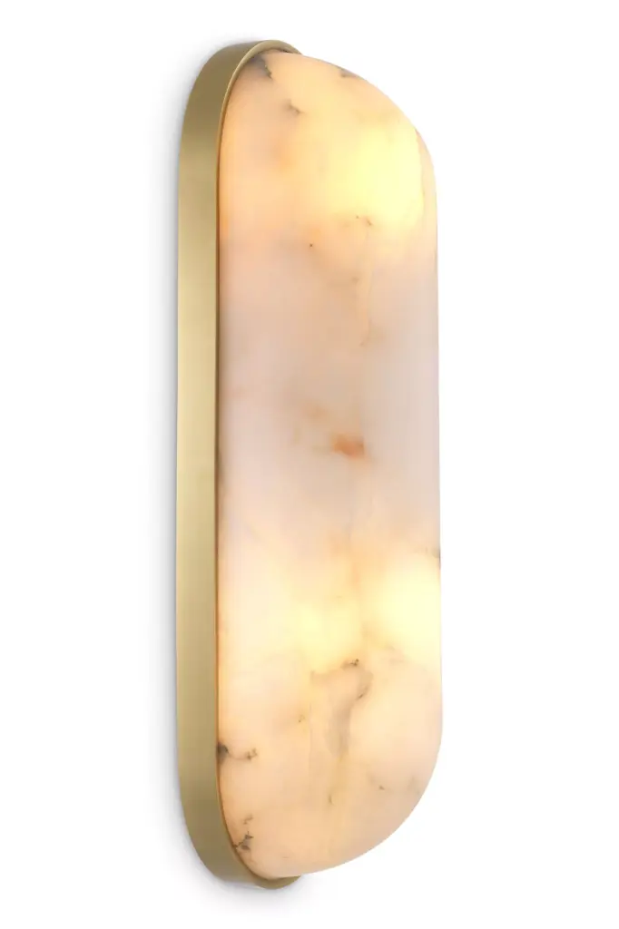 Elongated Alabaster Wall Lamp Eichholtz Sumo Elegant Decor