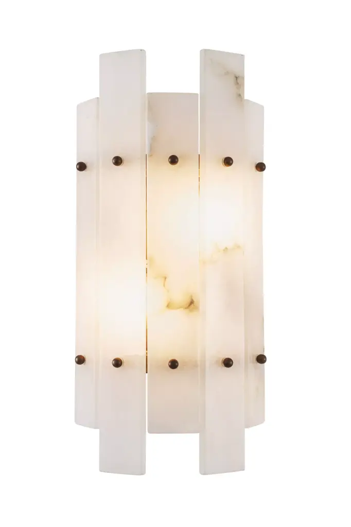 Eichholtz Ruby Vintage Alabaster Wall Lamp Classic Stone Sconce