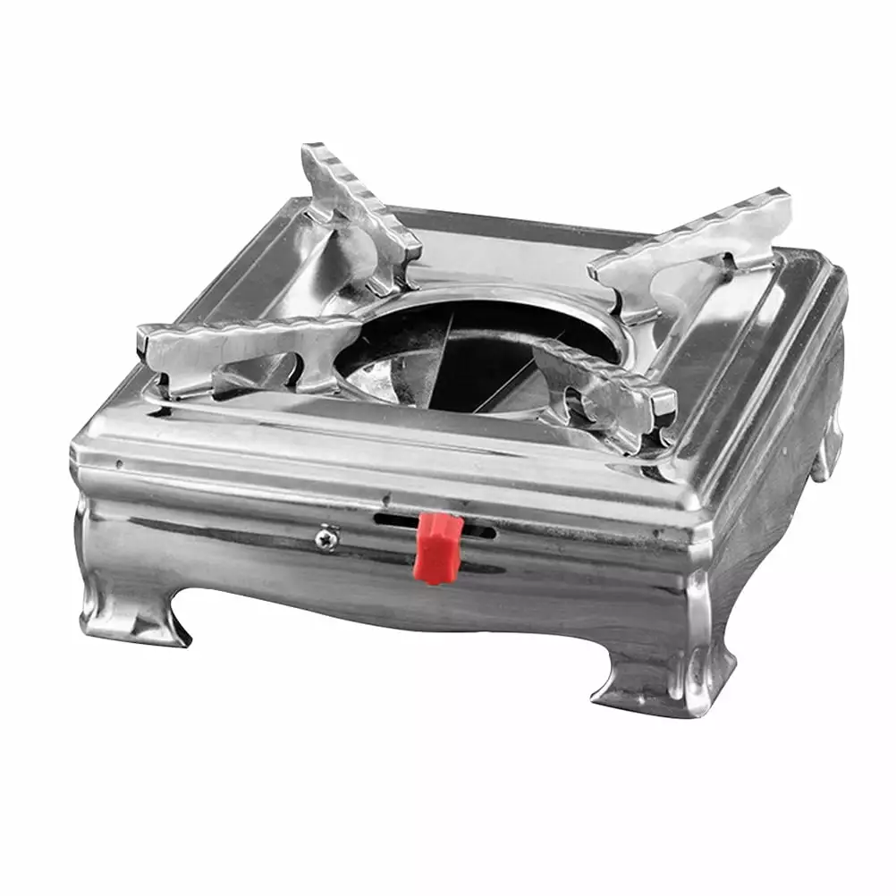 Household Stainless Steel Alcohol Stove Portable Dry Pot Outdoor Cooking