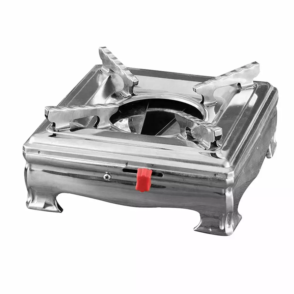 Household Stainless Steel Portable Alcohol Stove Dry Pot and Outdoor Cooking