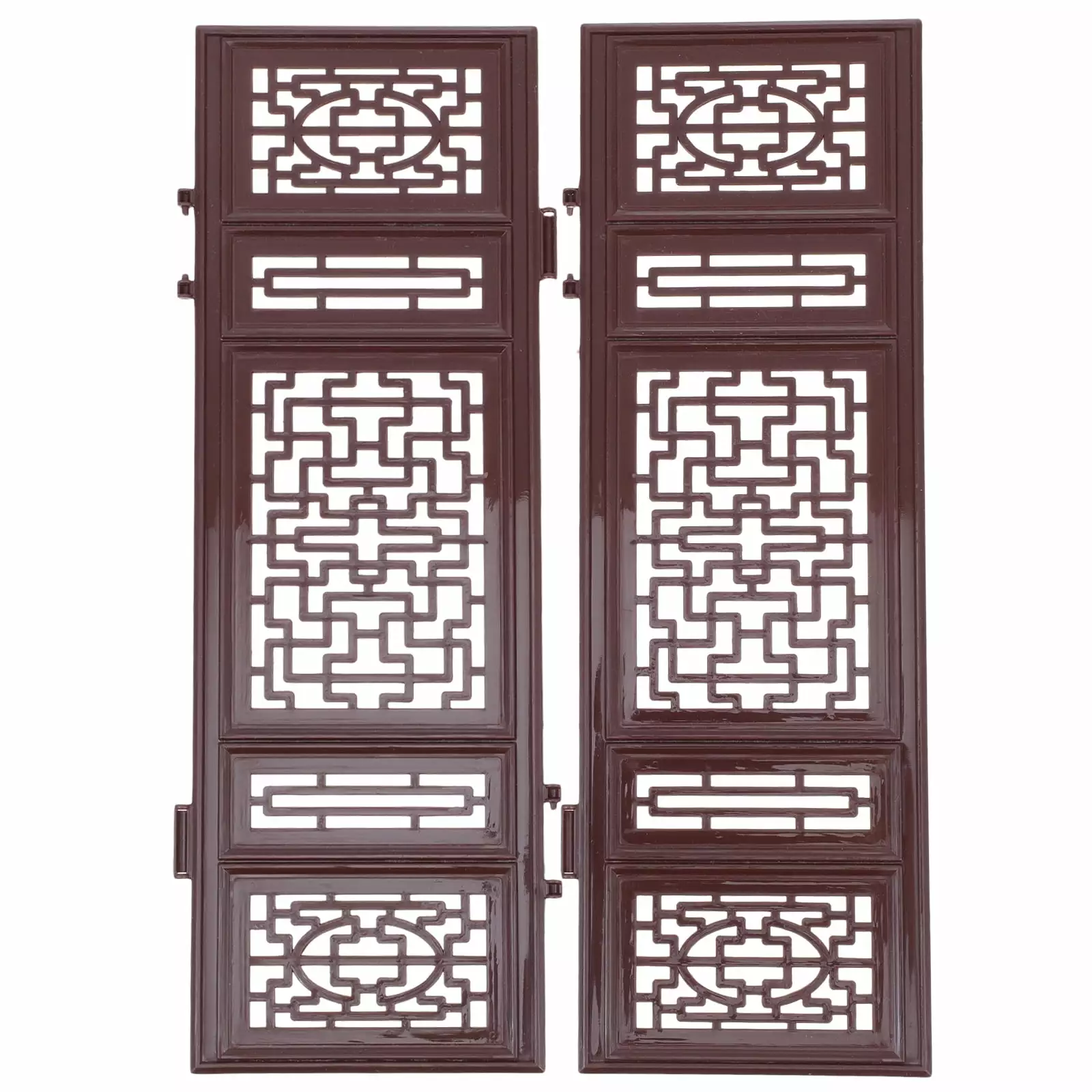 Screen Mini Divider Chinese Room Folding Door Antique Furniture Panel Wooden Craft Traditional Partition Homemaxs