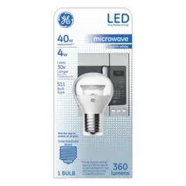 LED S11 Light Bulb Warm White Clear 360 Lumens 4-Watts Appliance Bulb GE