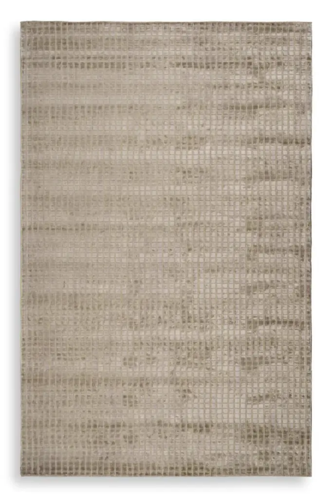 Gray Hand Woven Rug 10x13 Eichholtz Crown Large Living Room Area Rug