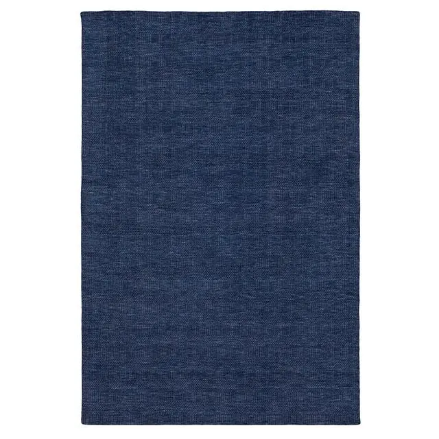 SHEYENNE 5' X 8' Navy Area Rug Plush Non-Slip Living Room Carpet