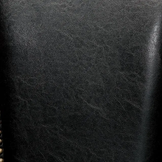 MELINA Brown Cherry Black Upholstered Arm Chair Comfortable Seating