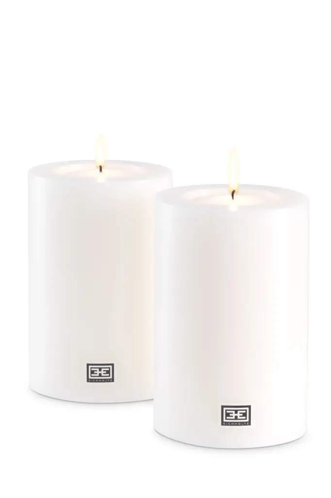 Eichholtz Medium Artificial Candle Set 2 Tabletop Decor