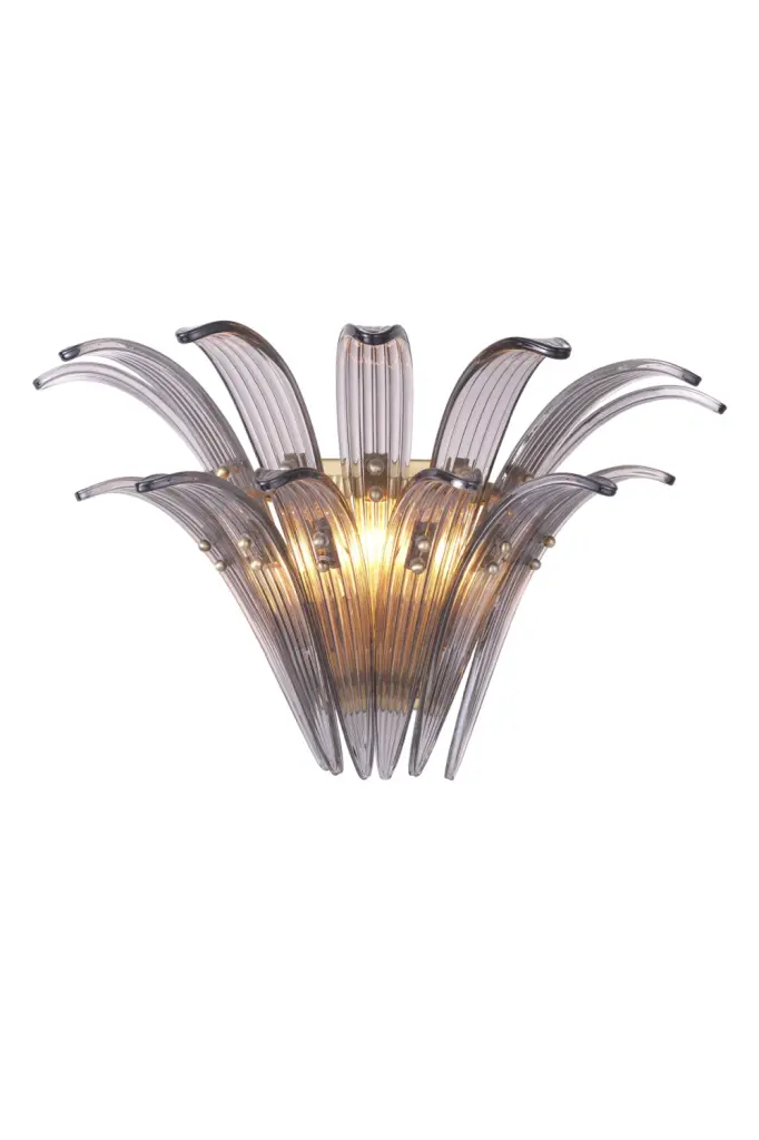 Eichholtz Italo Sculptural Glass Wall Lamp Artistic Lighting