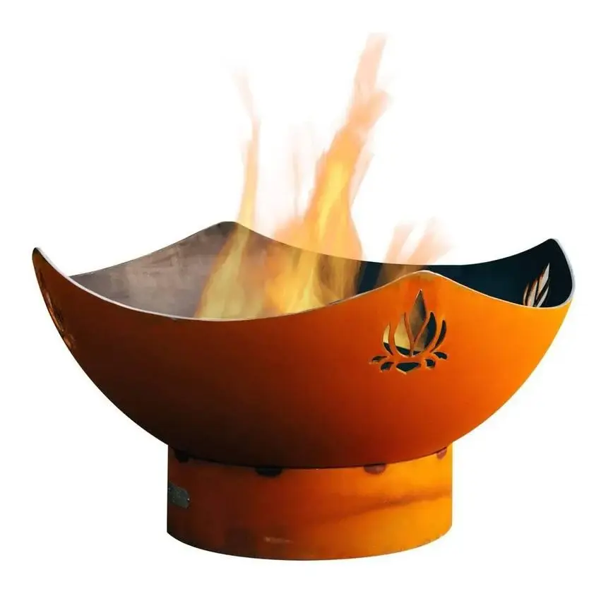 Fire Pit Art - Namaste 36" Carbon Alloy Fire Pit