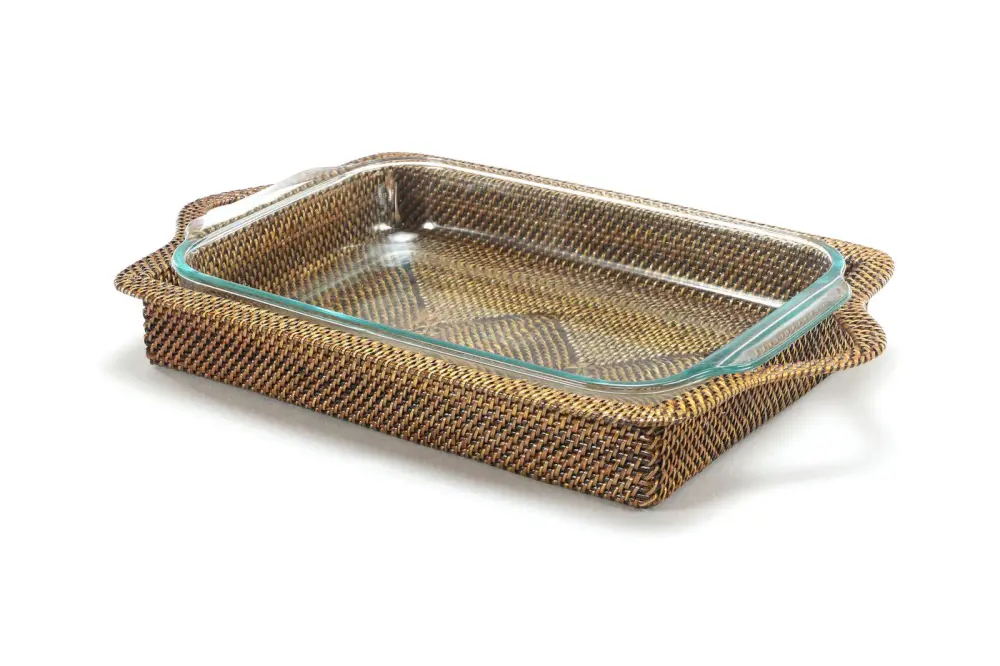 Springform 3 Qt Baker Rectangular Casserole Basket Pyrex