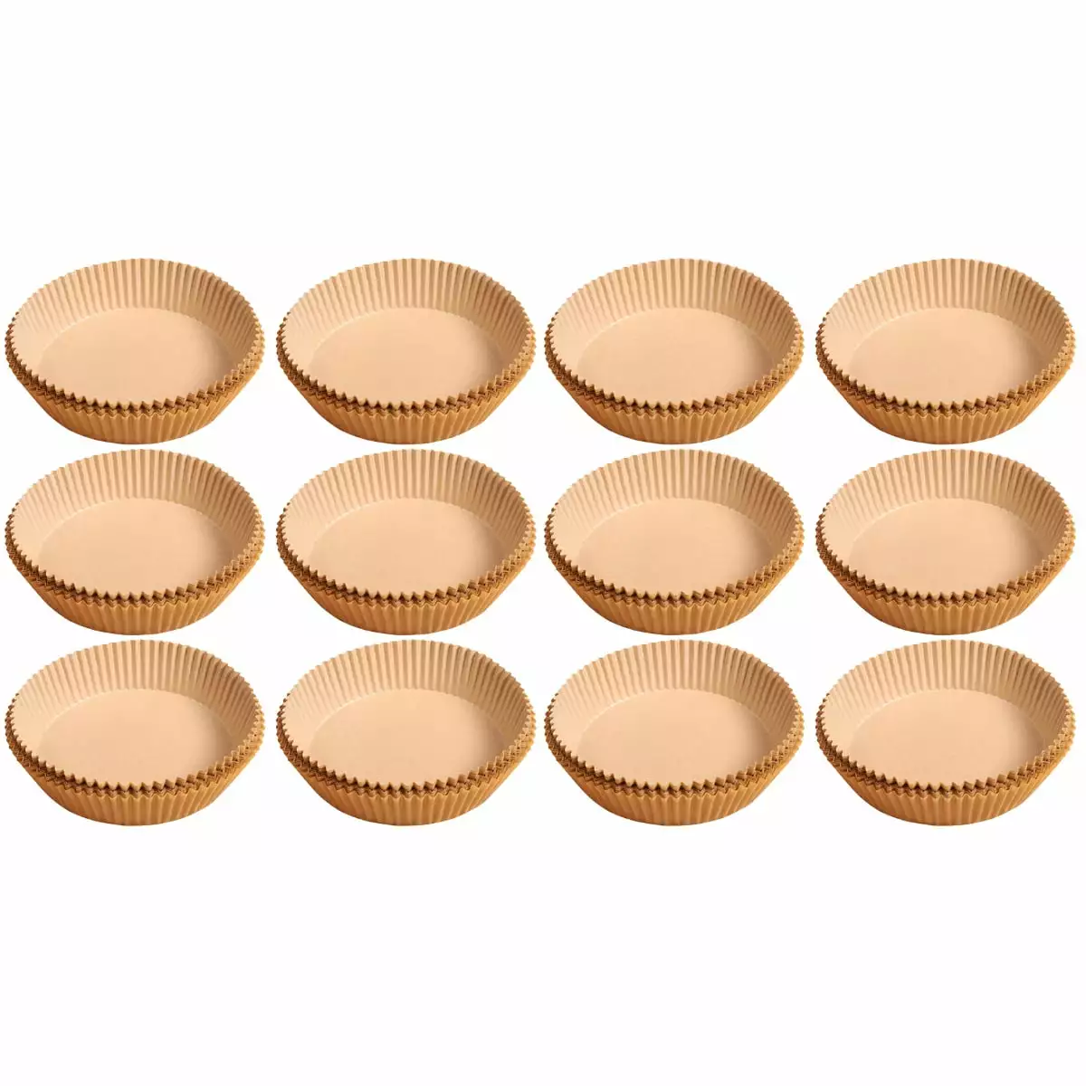100 Pcs Non-Stick Disposable Parchment Paper Round Baking Pans Oven and Air Fryer DancingRoom