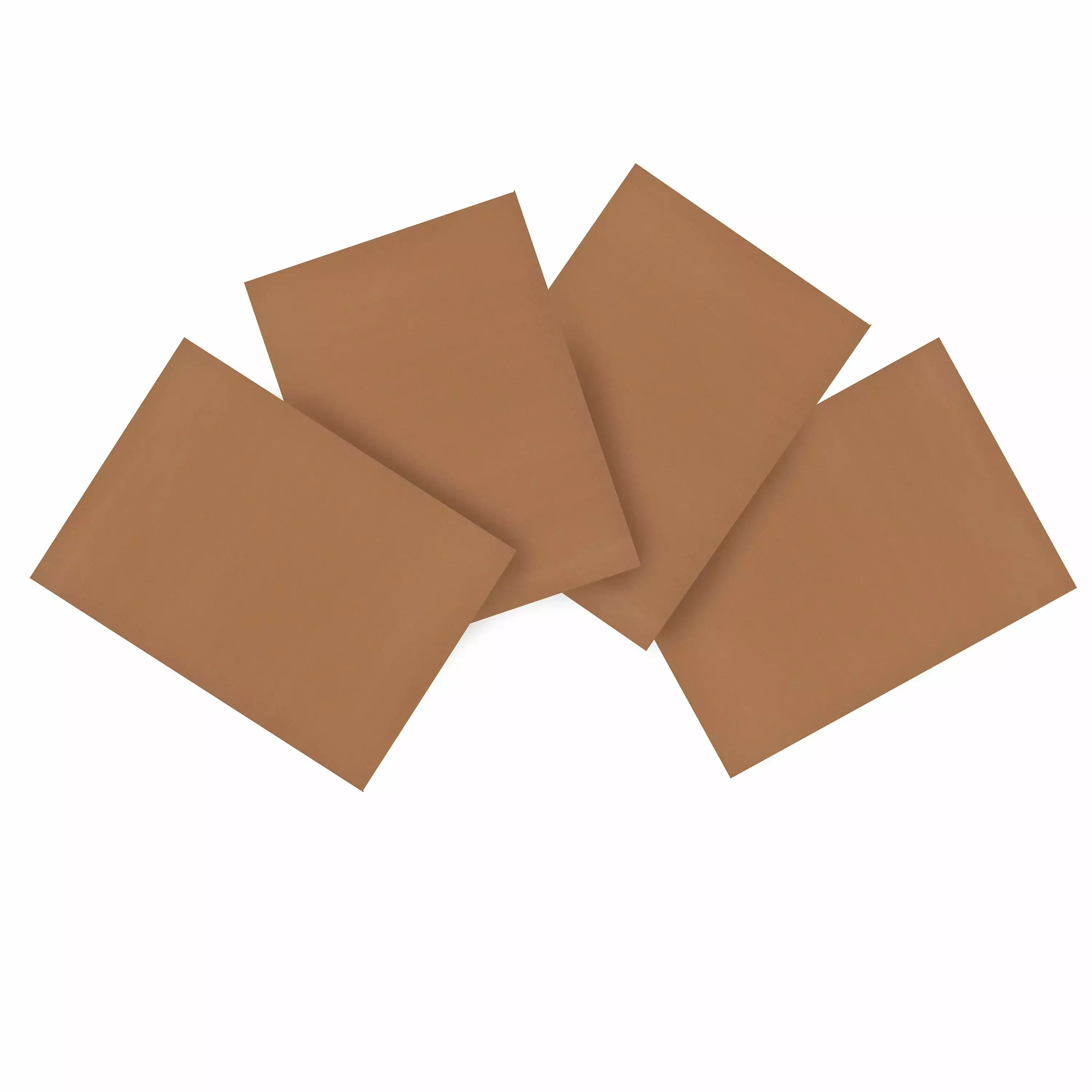 Mainstays 11.75 x 15.7 Baking and Grilling Mat Copper 4 Count Non-Stick Reusable Cooking Sheet