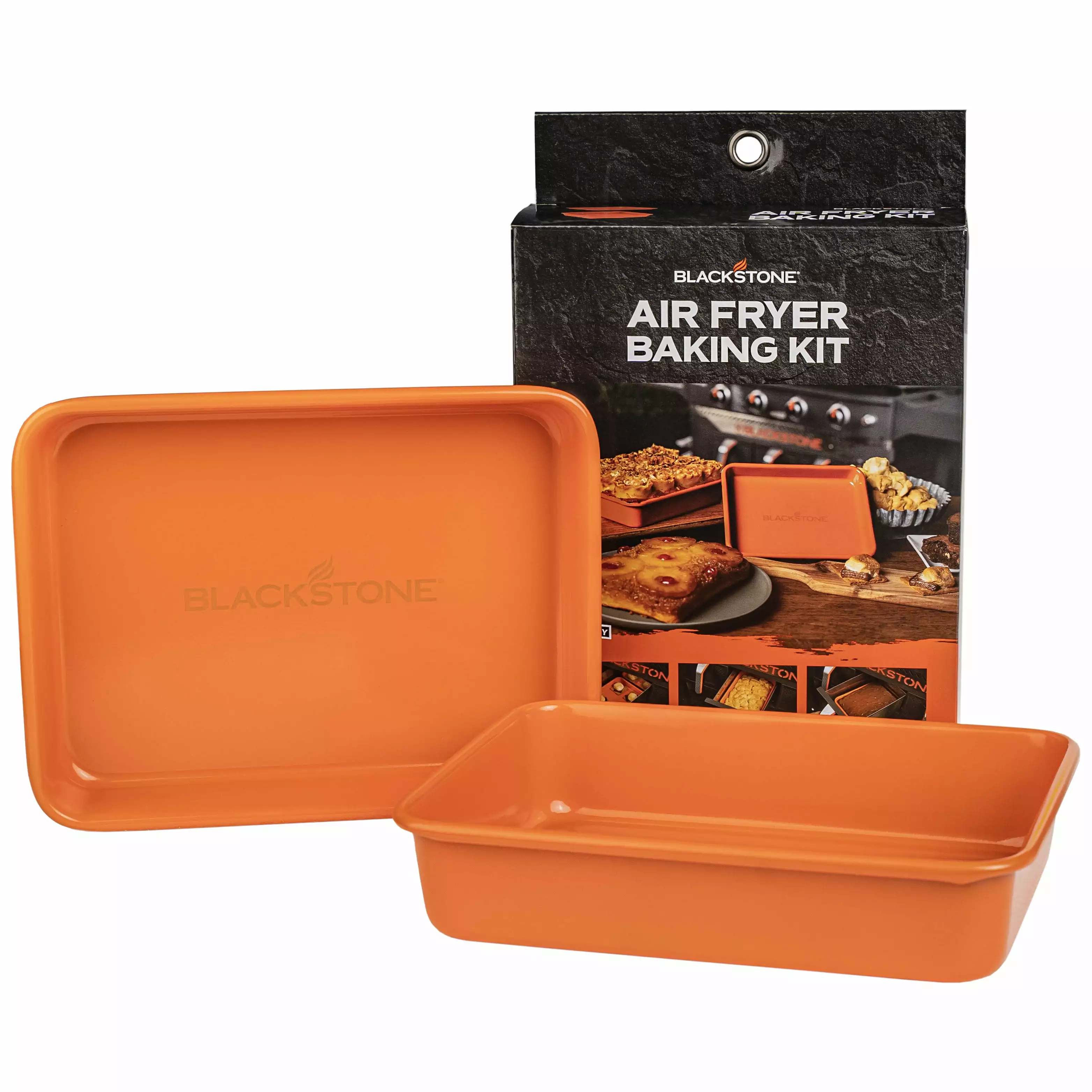 Blackstone Non-Stick Air Fryer Baking Tray and Pan Set 2-Piece Orange