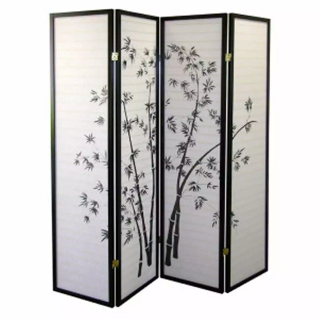 Ore Furniture 4-Panel Room Divider Bamboo Ore International