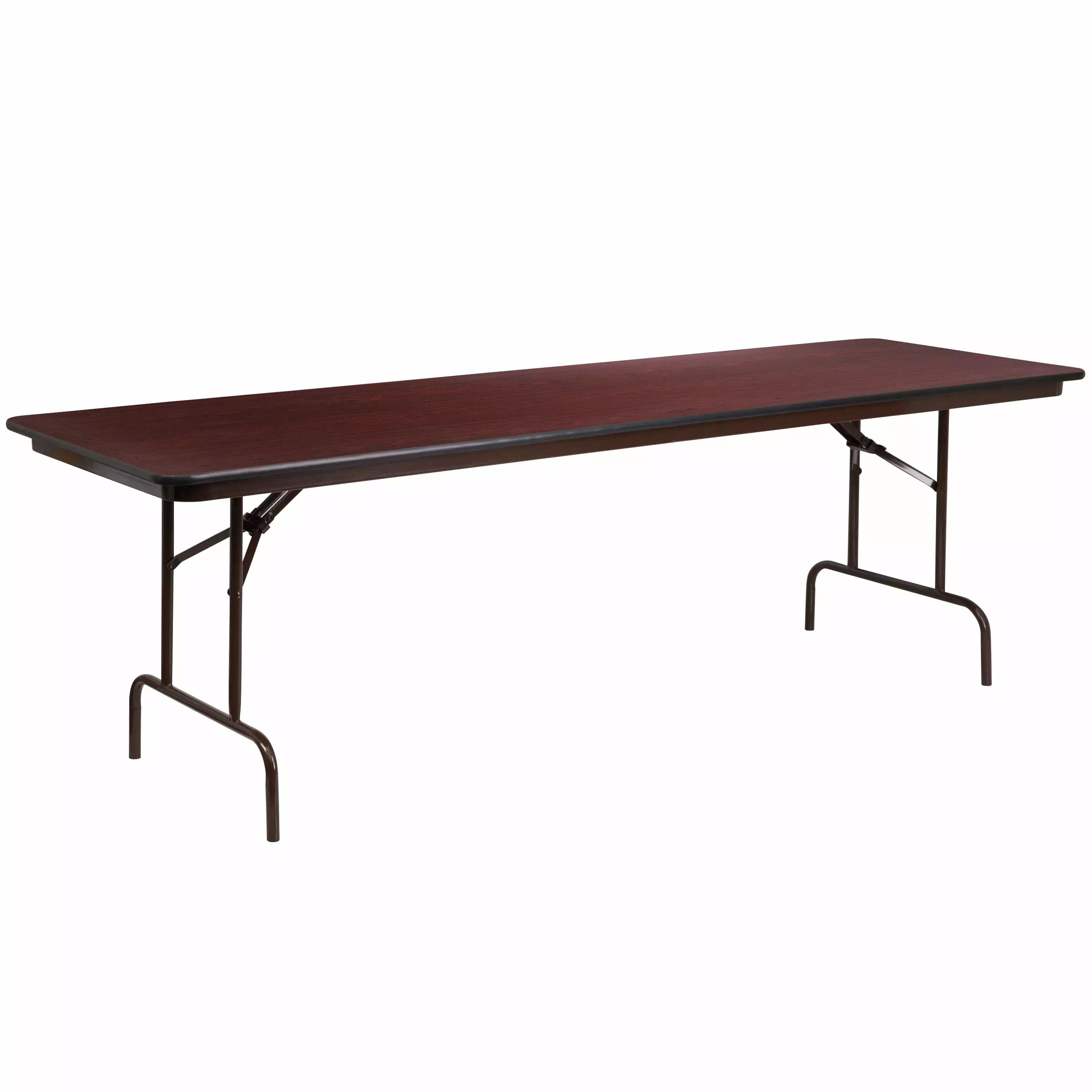 Flash Furniture Floyd 8ft High Pressure Mahogany Laminate Folding Banquet Table