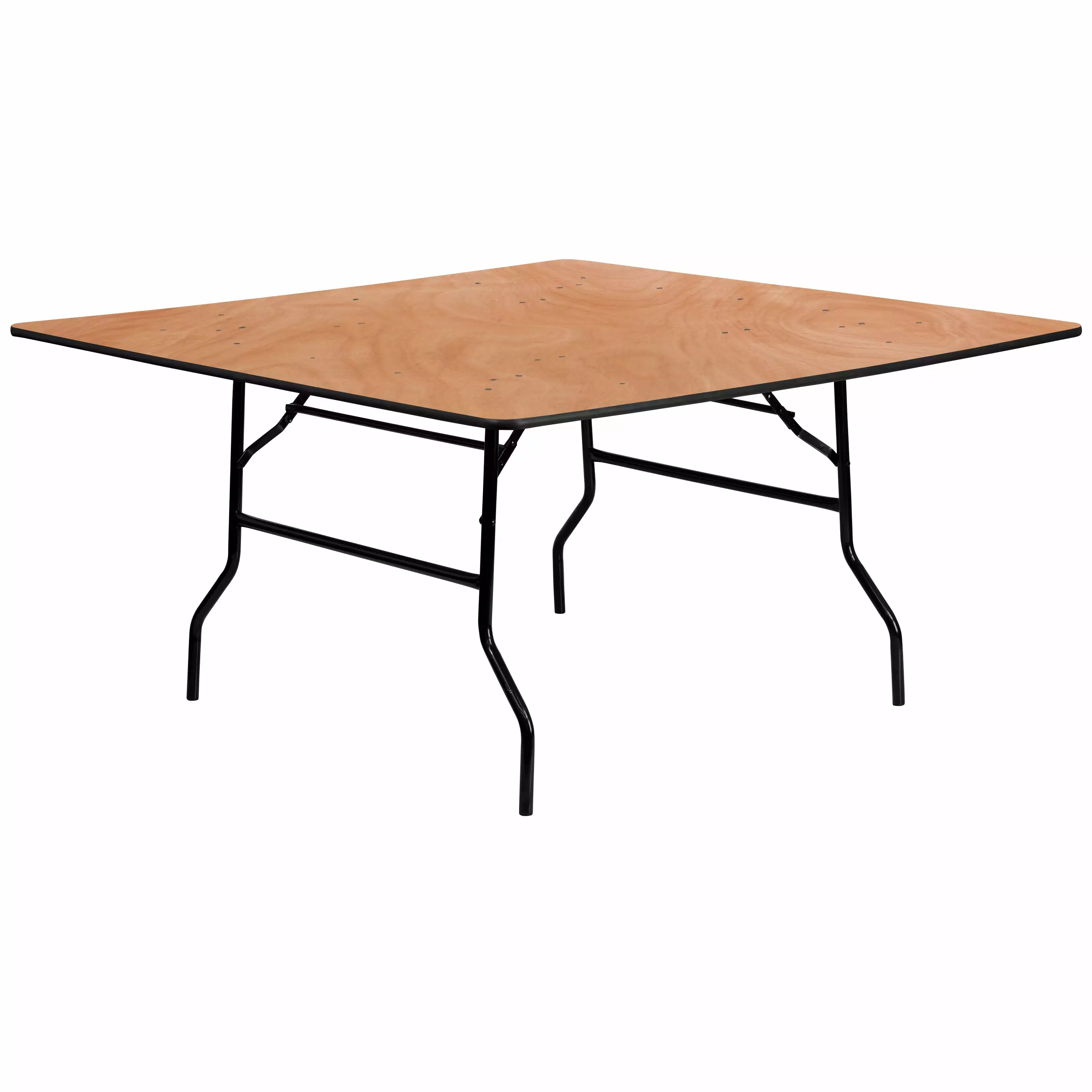 Flash Furniture 5 Foot Square Wood Folding Banquet Table