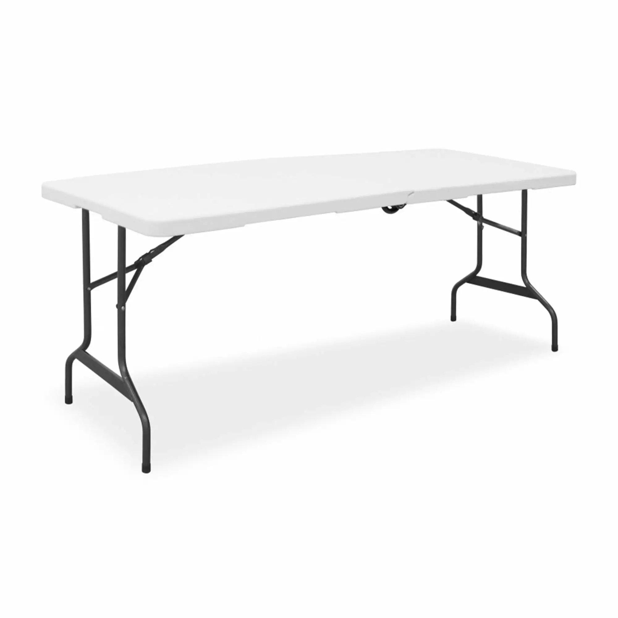 Folding Chair 30 x 72 Inch Powder Coated Deluxe Foldable Banquet Table Sturdy and Portable