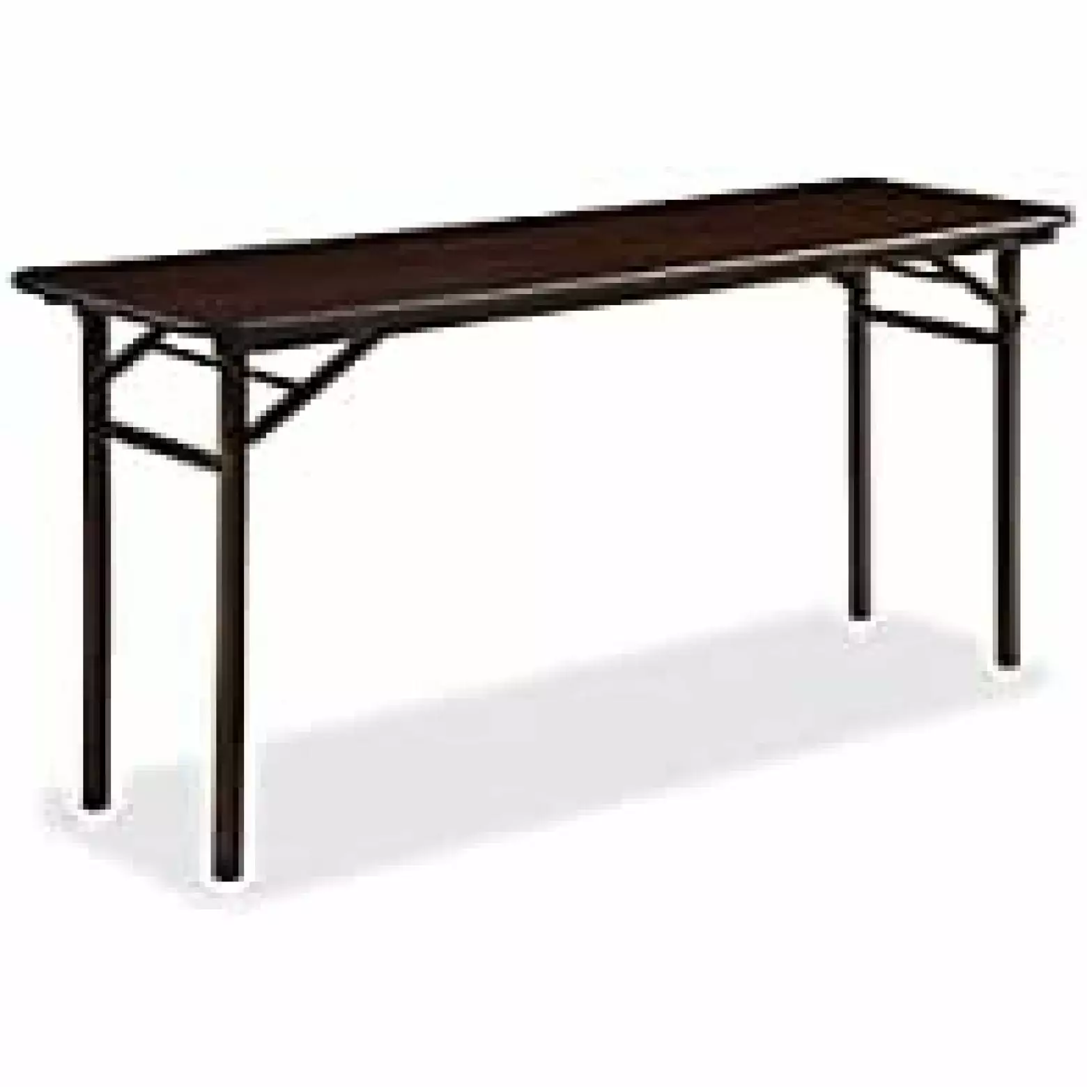 HetayC Folding Banquet Table 61x15x15 Inches Mahogany