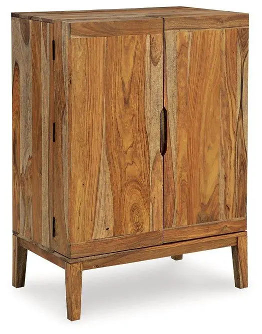 Dressonni Bar Cabinet - Stylish Home Bar Storage Liquor and Glasses