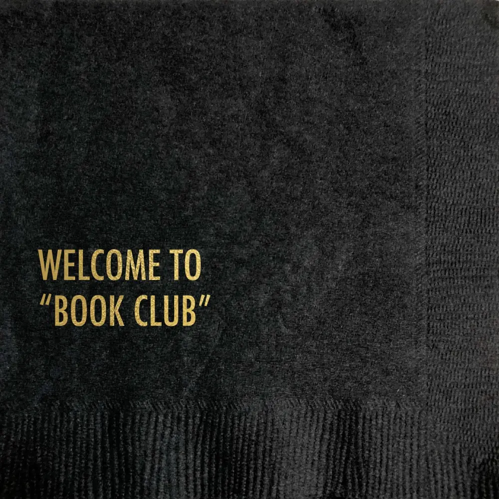 Welcome To " Book Club" Cocktail Napkin