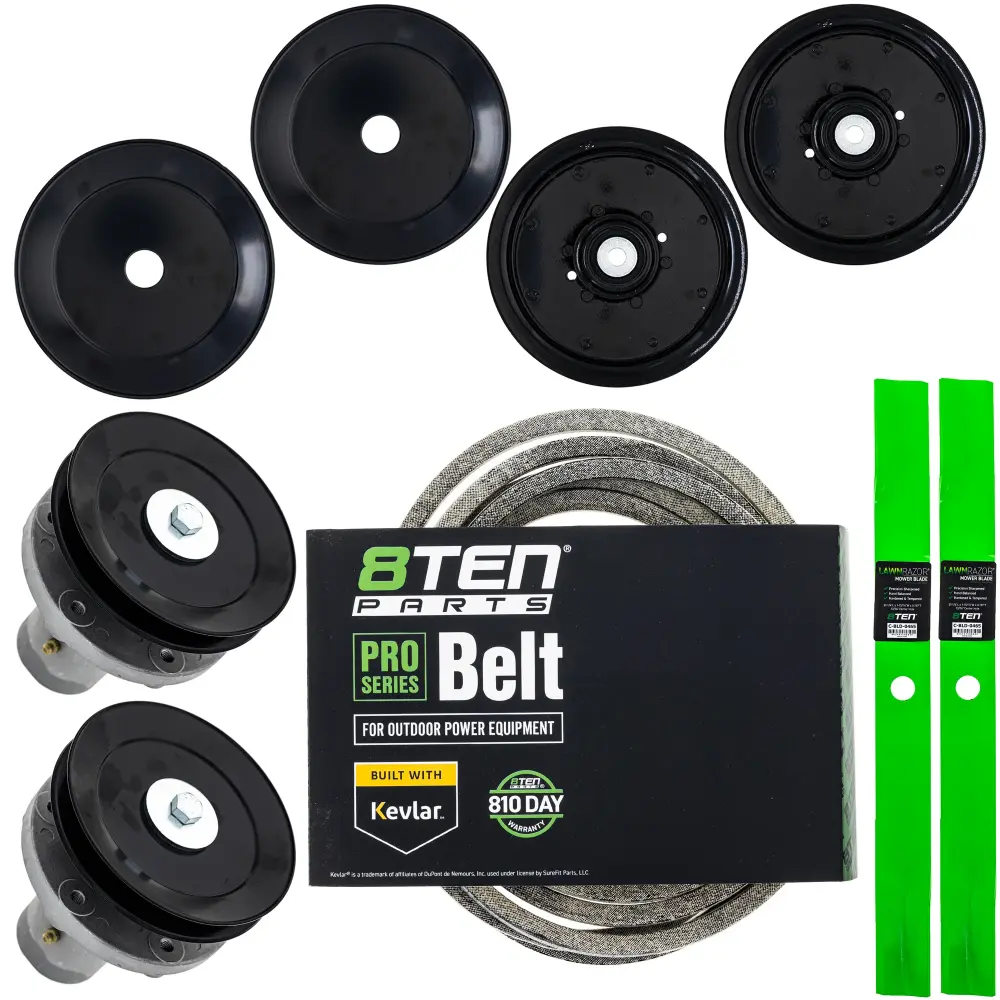 Deck Rebuild Kit Blade Spindle Belt Idler Snapper 360Z ZT2342 42-Inch