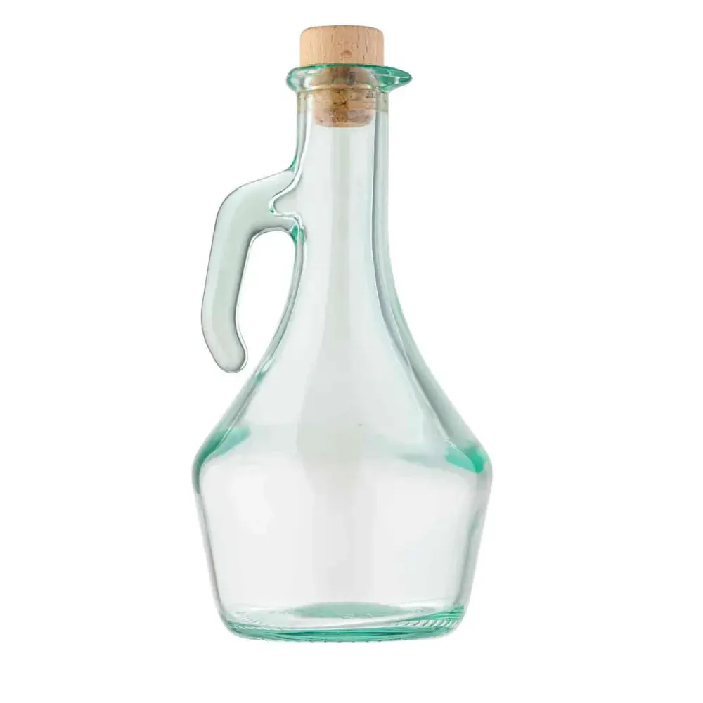 Portabella™ Glass Oil & Vinegar Bottle w/ Cork Stopper 16 oz.