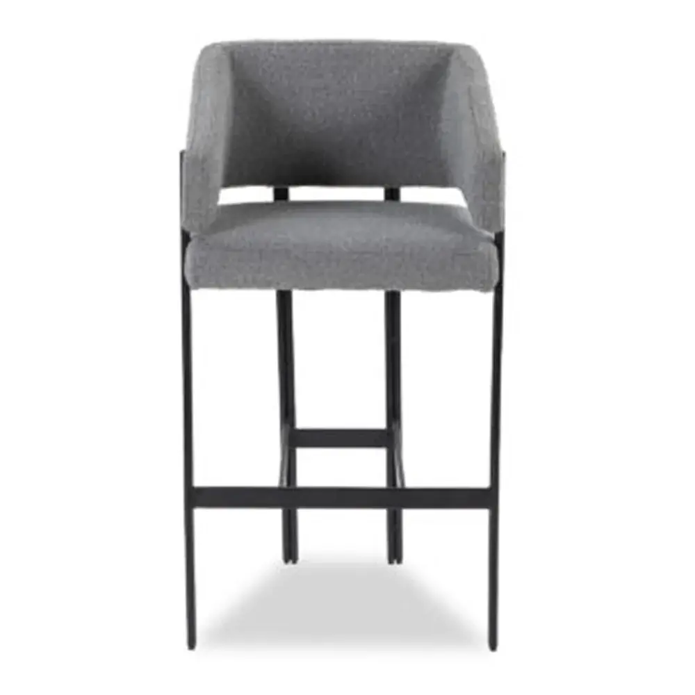 Tatler Bar Stool - Boucle Grey
