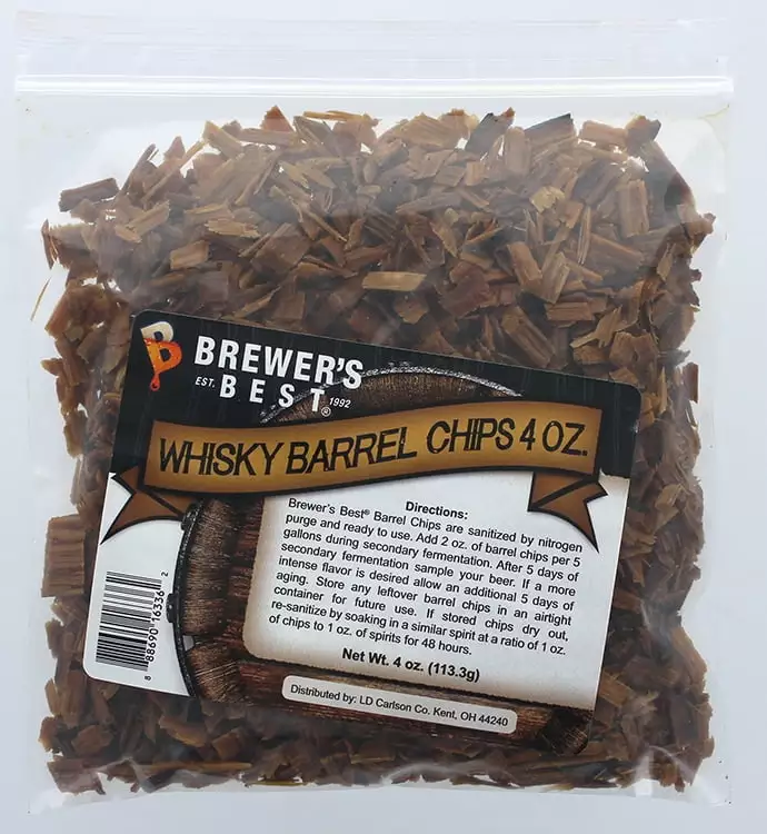 Brewer's Best Barrel Chips Whisky Barrel - 4 Ounces Aging and Flavoring Home Brew Ohio