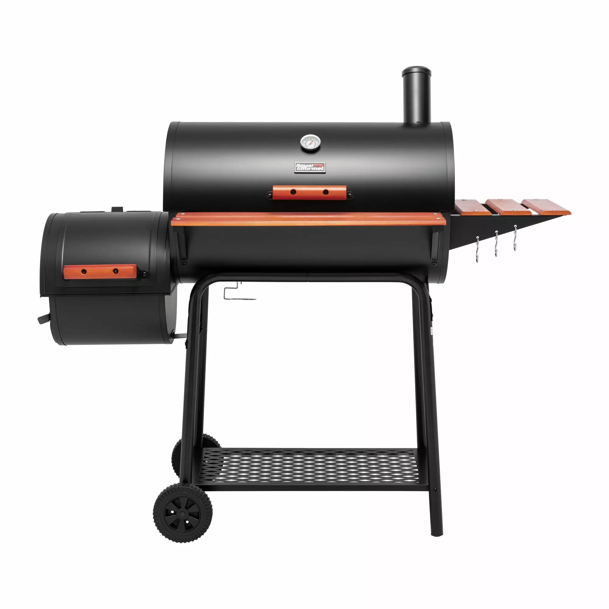 Royal Gourmet CC1830W 30 Barrel Charcoal Grill Offset Smoker Outdoor Cooking