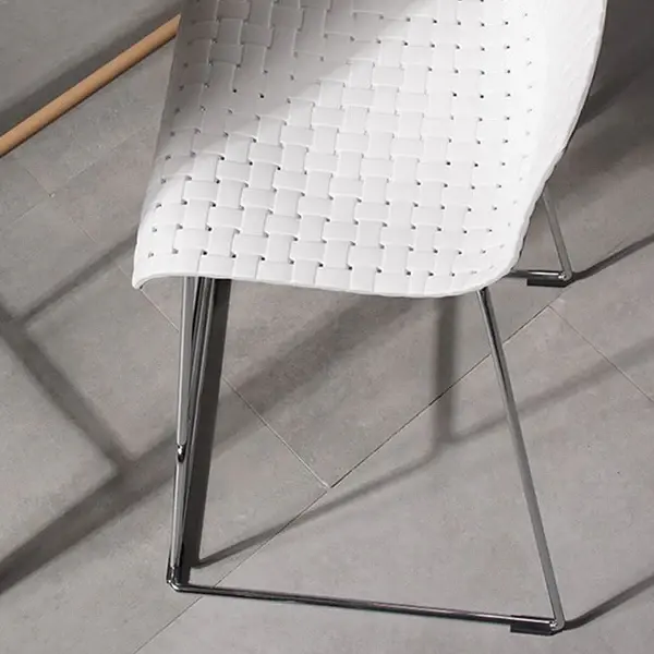 Industrial Polymer Counter Stool Armless Bar Stool Living Room Vintage Design