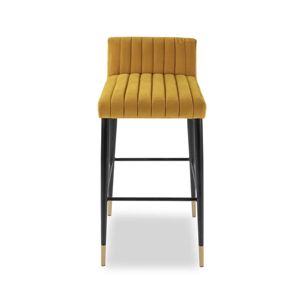 Industrial Style Coltrane Bar Stool - Toscana Camel