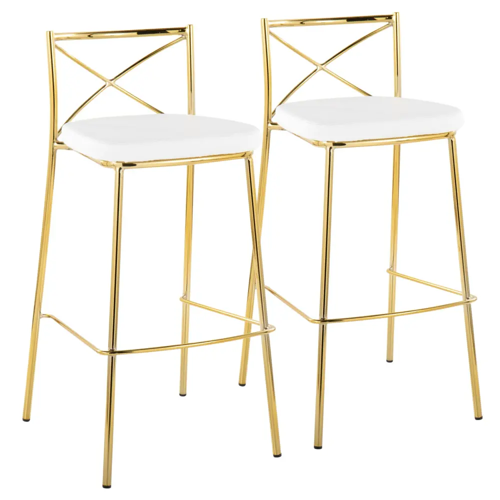 Modern Charlotte - Contemporary Fixed Height Barstool place 2)