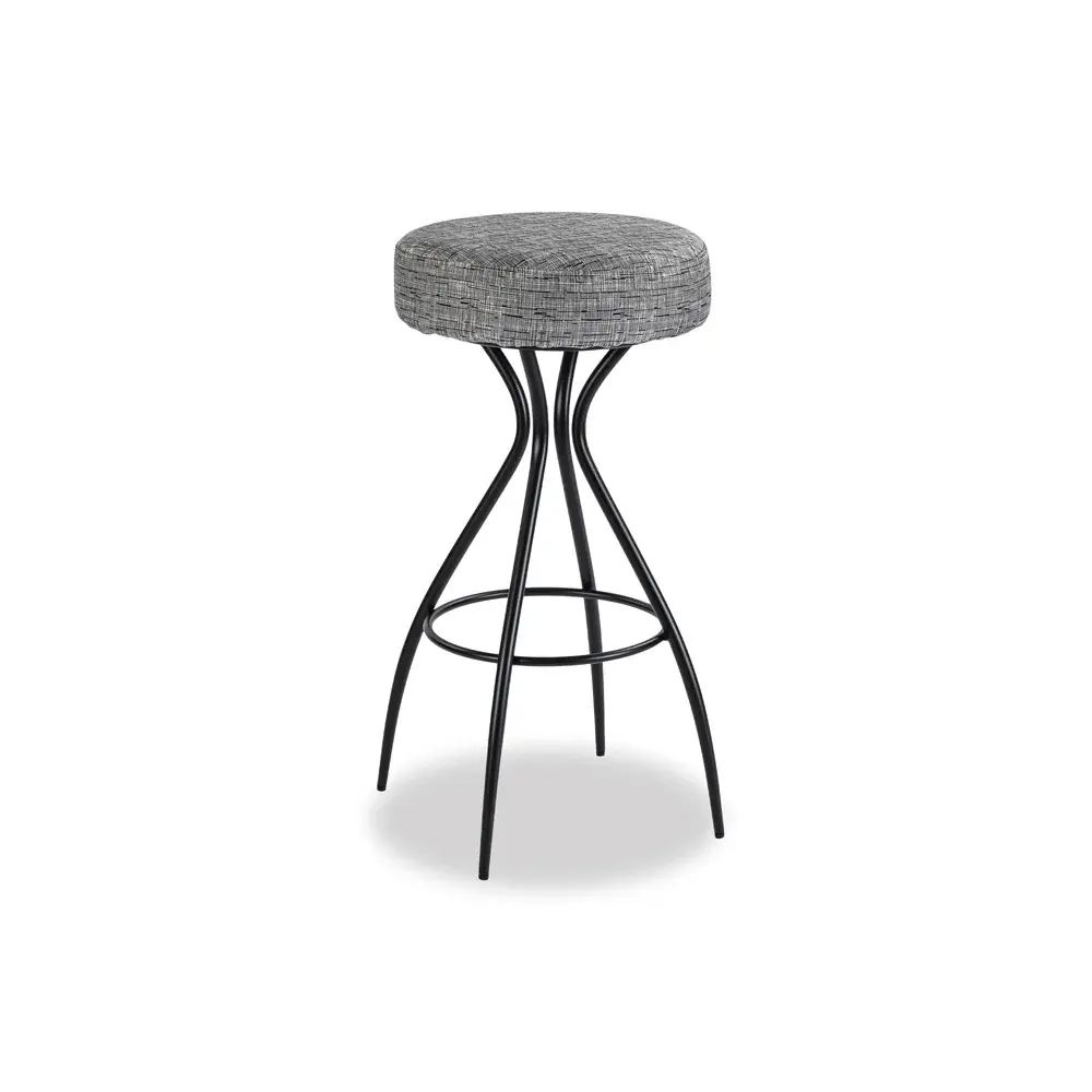 Rolling Bar Cart Hydra Bar Stool - Boucle Grey