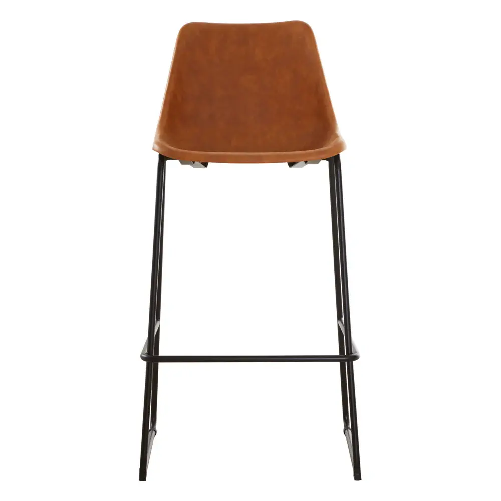 Soft Industrial Collection Dala Bar Stool - Camel