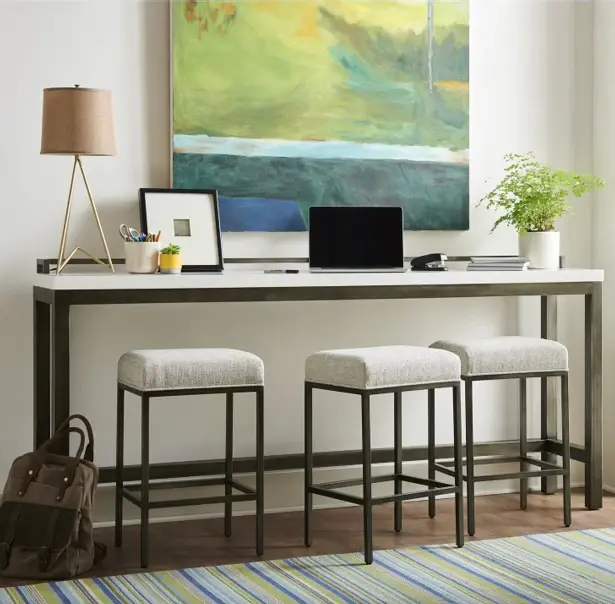 Wine Bottle Rack Mitchell Console Stool