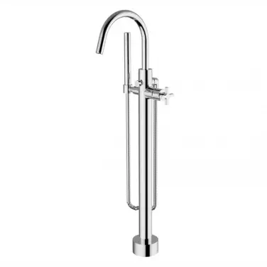 Hanging Floor-mounted bath faucet hand shower