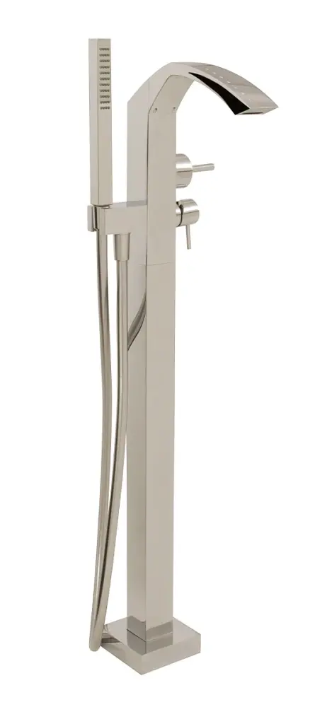 Hanging Floor-mounted bath faucet hand shower crystals